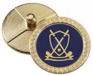 BM4B Antique Brass Ball Marker