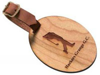 BTW Custom Wooden Bag Tag