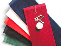 Luxury Tri-fold Velour Golf Towel